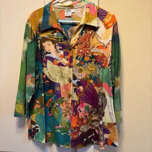 Women's Parsley & Sage button-down shirt - Size 1X